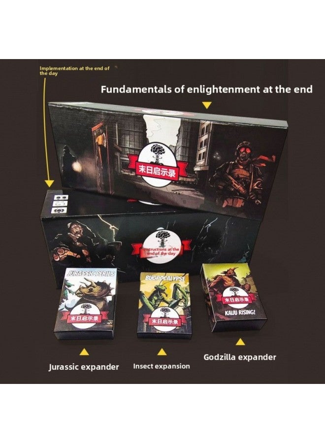 Authentic Doomsday Revelation Board Game with Expanded Cards Rogue Like Category 1-6 People Cooperative Adventure Game